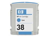 Cartucho de tinta pigmentada cian HP 38 (C9415A)